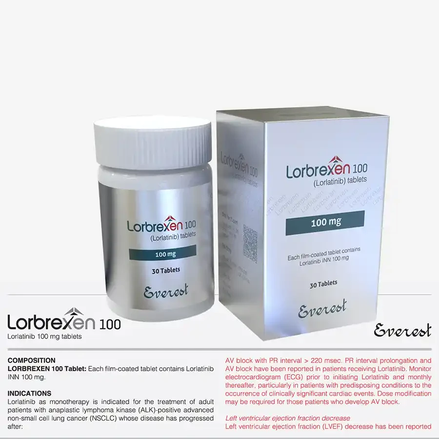 Pack Image: Lorbrexen 100 mg Tablet (1 x 30)