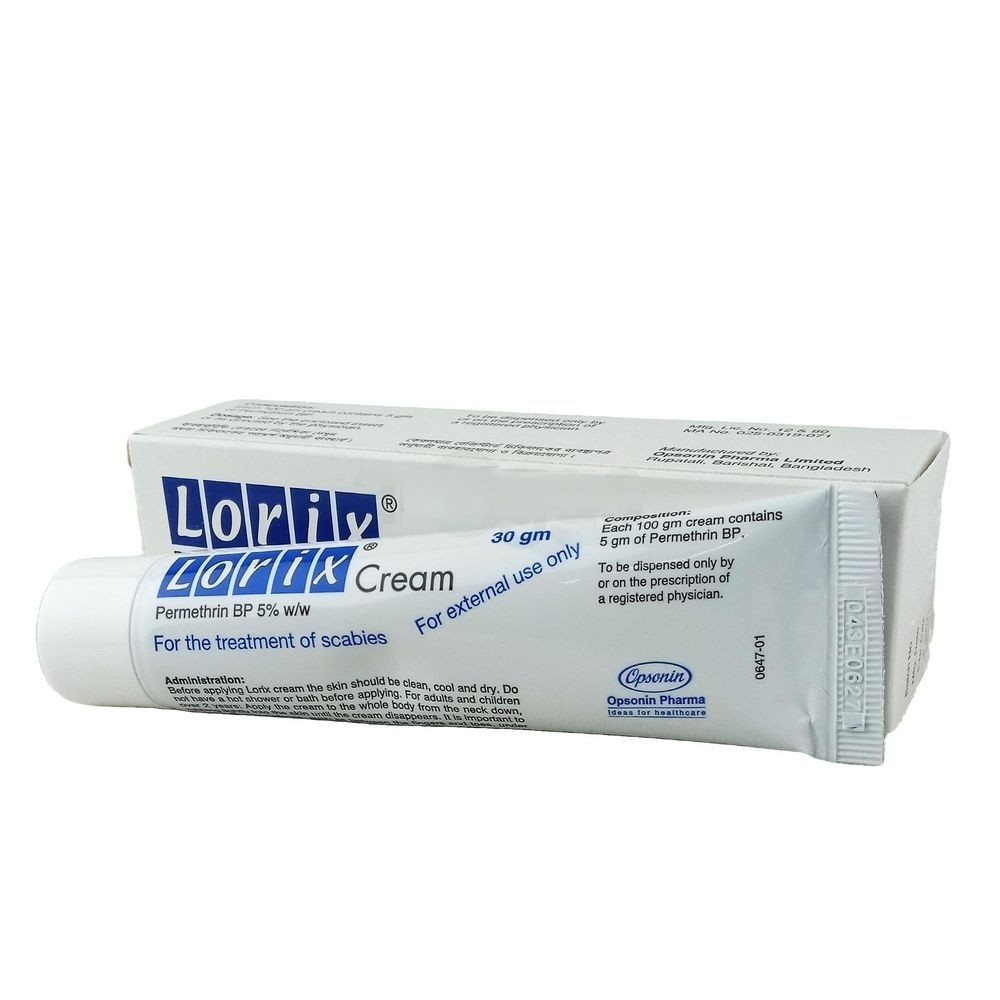 Pack Image: Lorix 5% w Cream (30 gm tube)