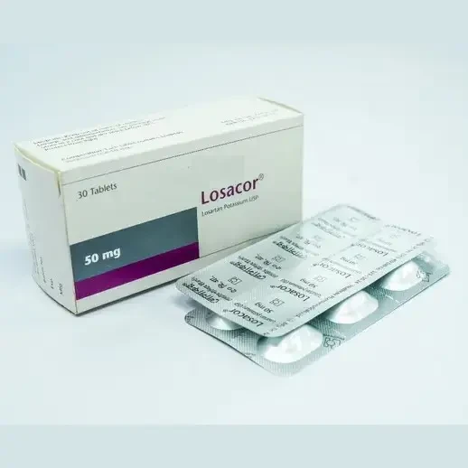 Pack Image: Losacor 50 mg Tablet (5 x 6)
