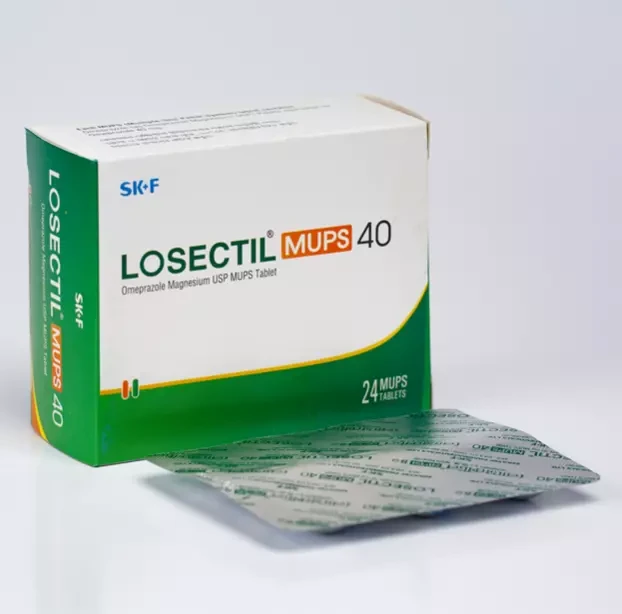 Pack Image: Losectil MUPS 40 mg Tablet (4 x 6)
