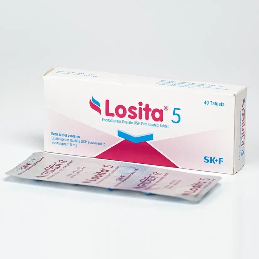 Pack Image: Losita 5 mg Tablet (4 x 10)