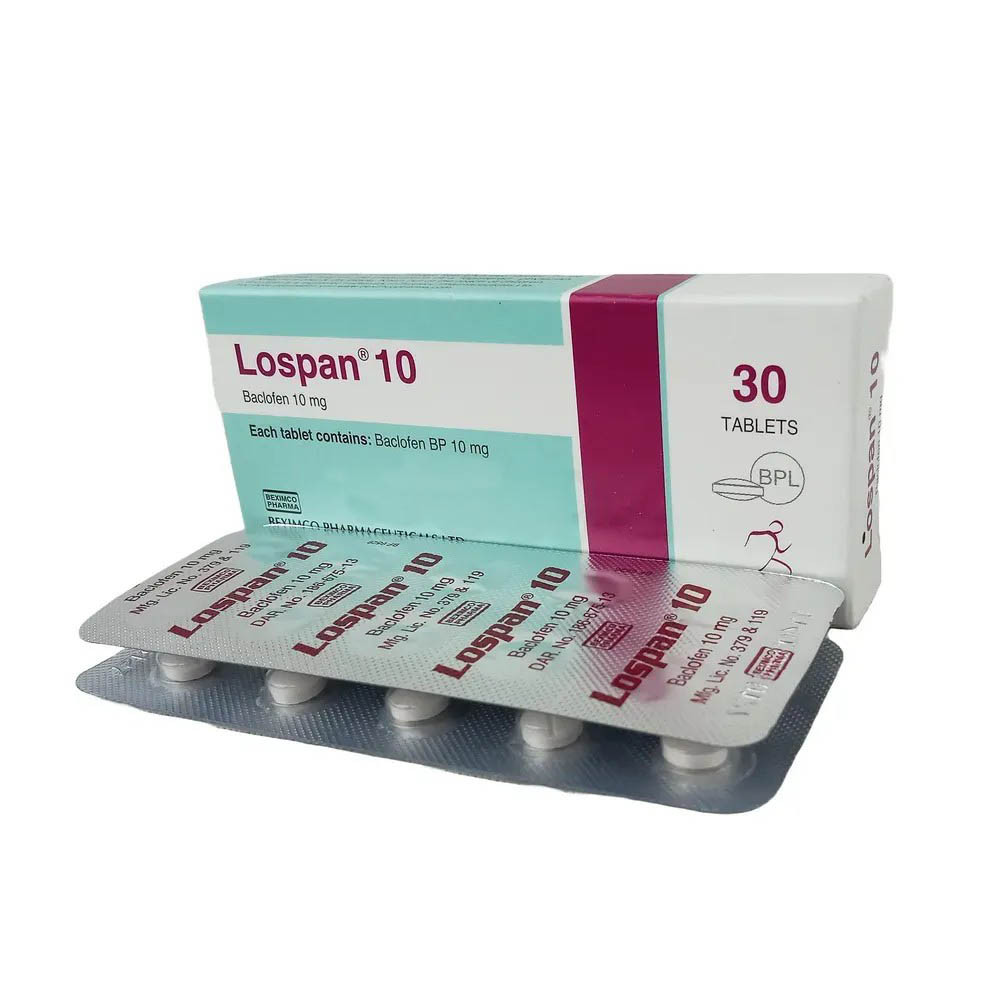 Pack Image: Lospan 10 mg Tablet (3 x 10)