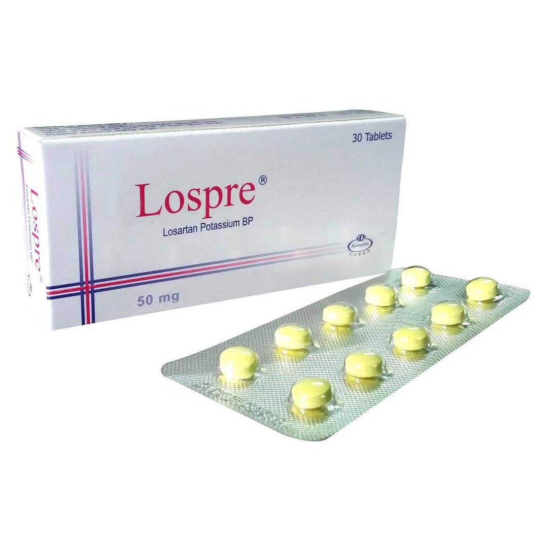 Pack Image: Lospre 50 mg Tablet (3 x 10)