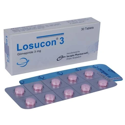 Pack Image: Losucon 3 mg Tablet (3 x 10)