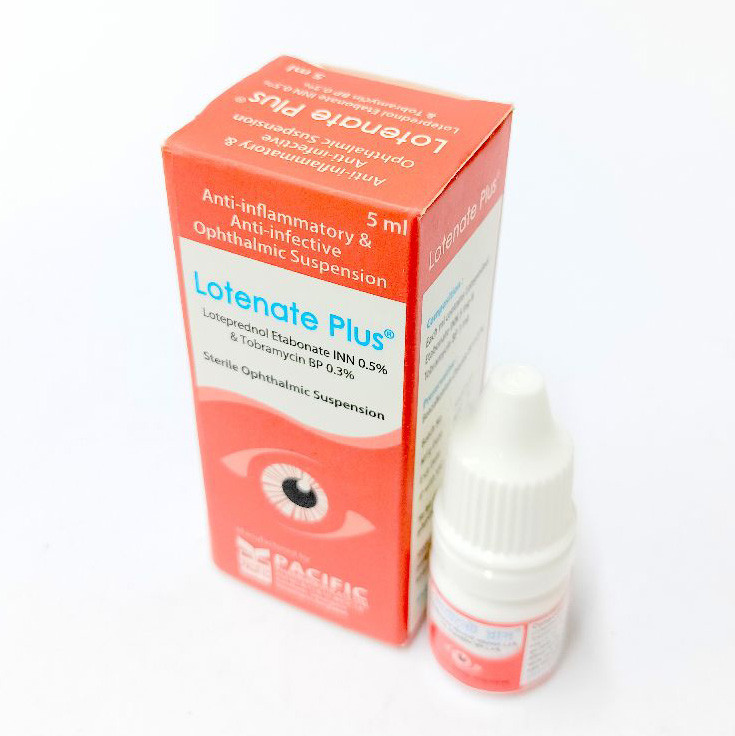 Pack Image: Lotenate Plus 0.5% 0.3% Suspension (5 ml drop)