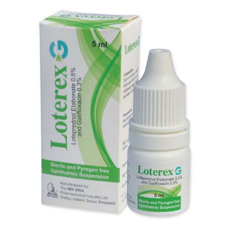 Pack Image: Loterex-G 0.5% 0.3% Suspension (5 ml drop)