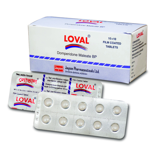 Pack Image: Loval 10 mg Tablet (10 x 10)