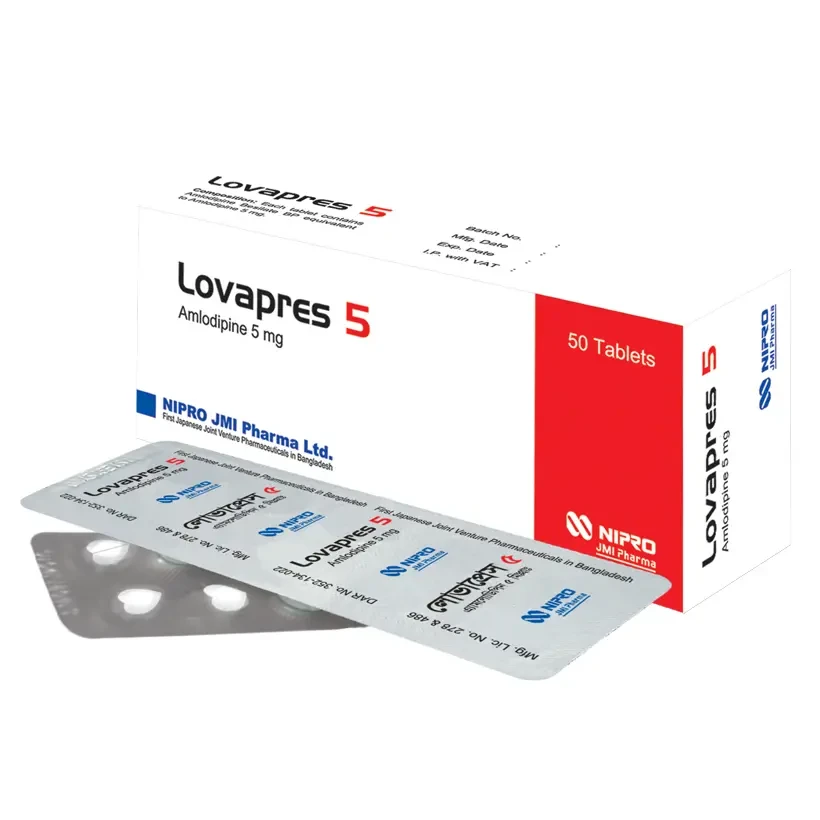 Pack Image: Lovapres 5 mg Tablet (5 x 10)