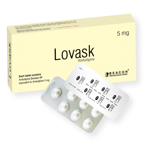 Pack Image: Lovask 5 mg Tablet (4 x 7)