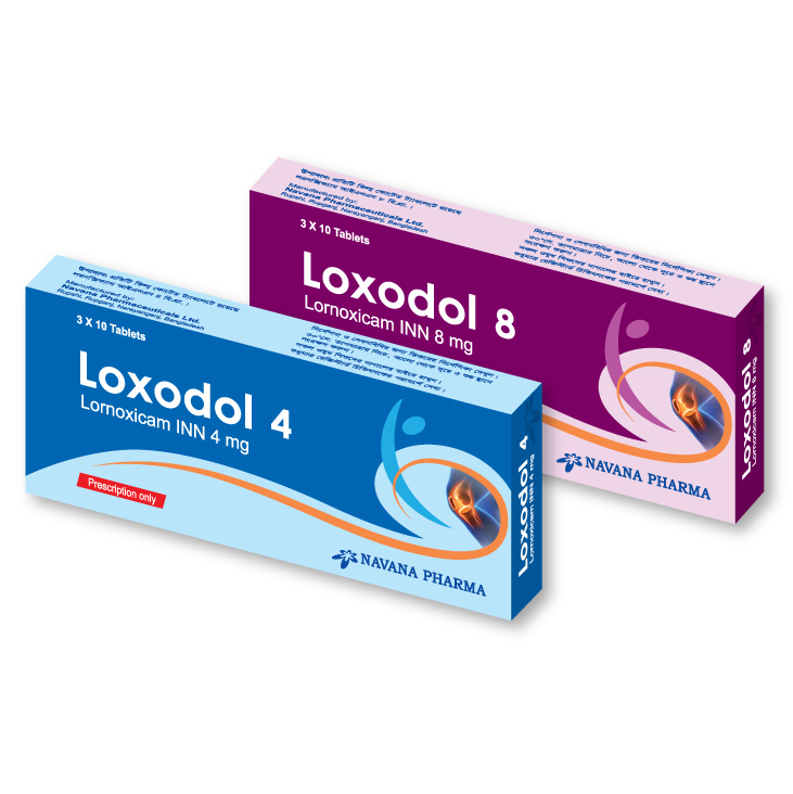 Pack Image: Loxodol 4 mg Tablet (3 x 10)