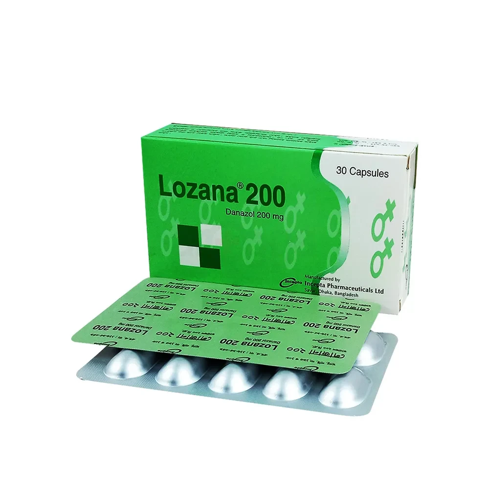 Pack Image: Lozana 200 mg Capsule (3 x 10)