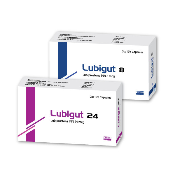 Pack Image: Lubigut 8 mcg Capsule (3 x 10)