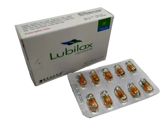 Pack Image: Lubilax 8 mcg Capsule (3 x 10)