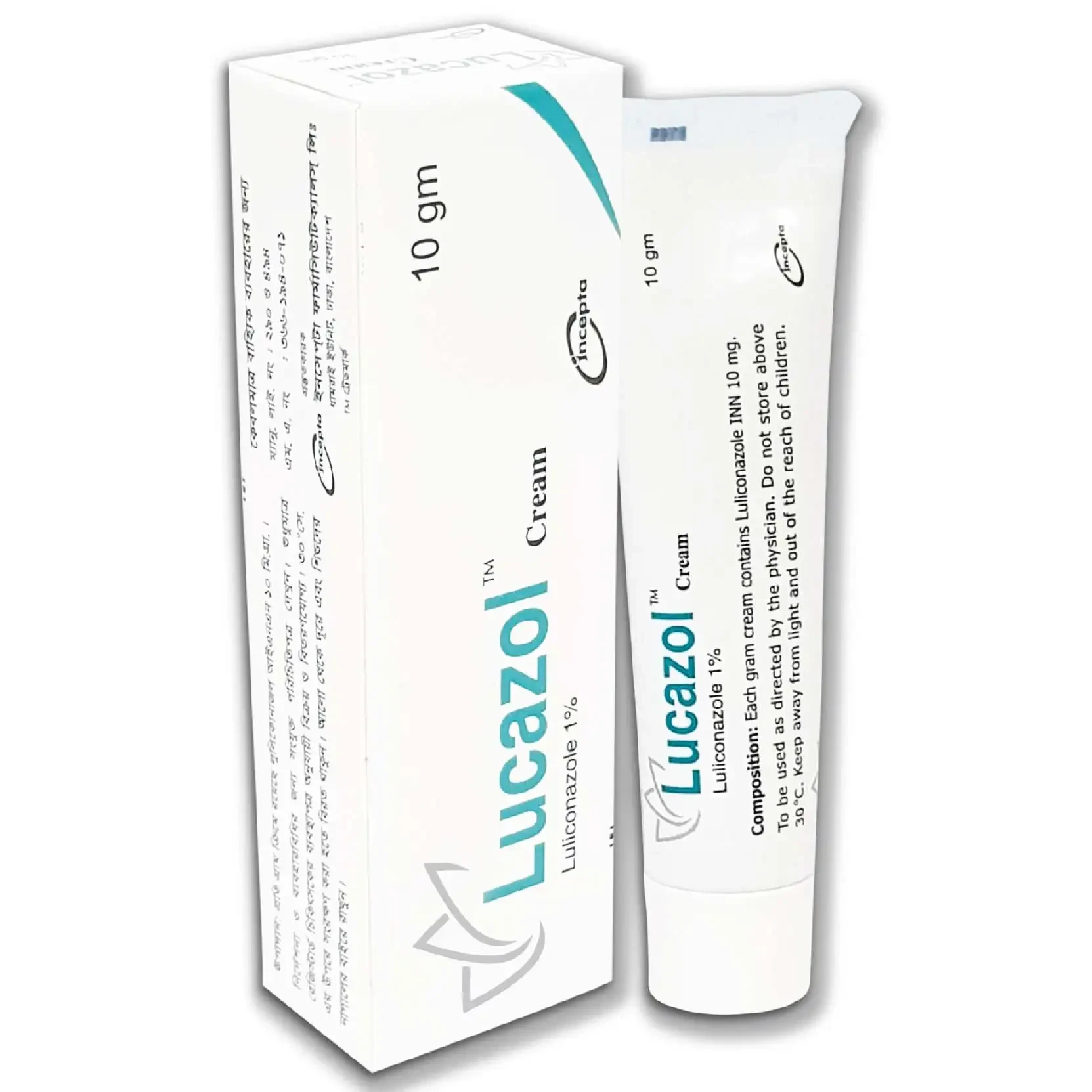 Pack Image: Lucazol 1% Cream (10 gm tube)