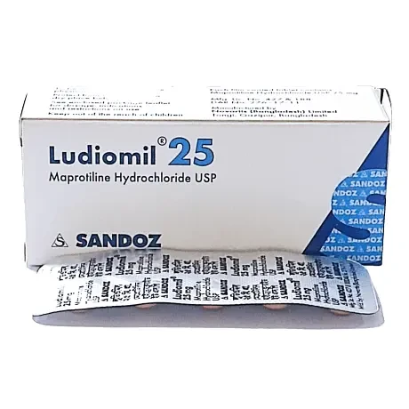 Pack Image: Ludiomil 25 mg Tablet (5 x 10)