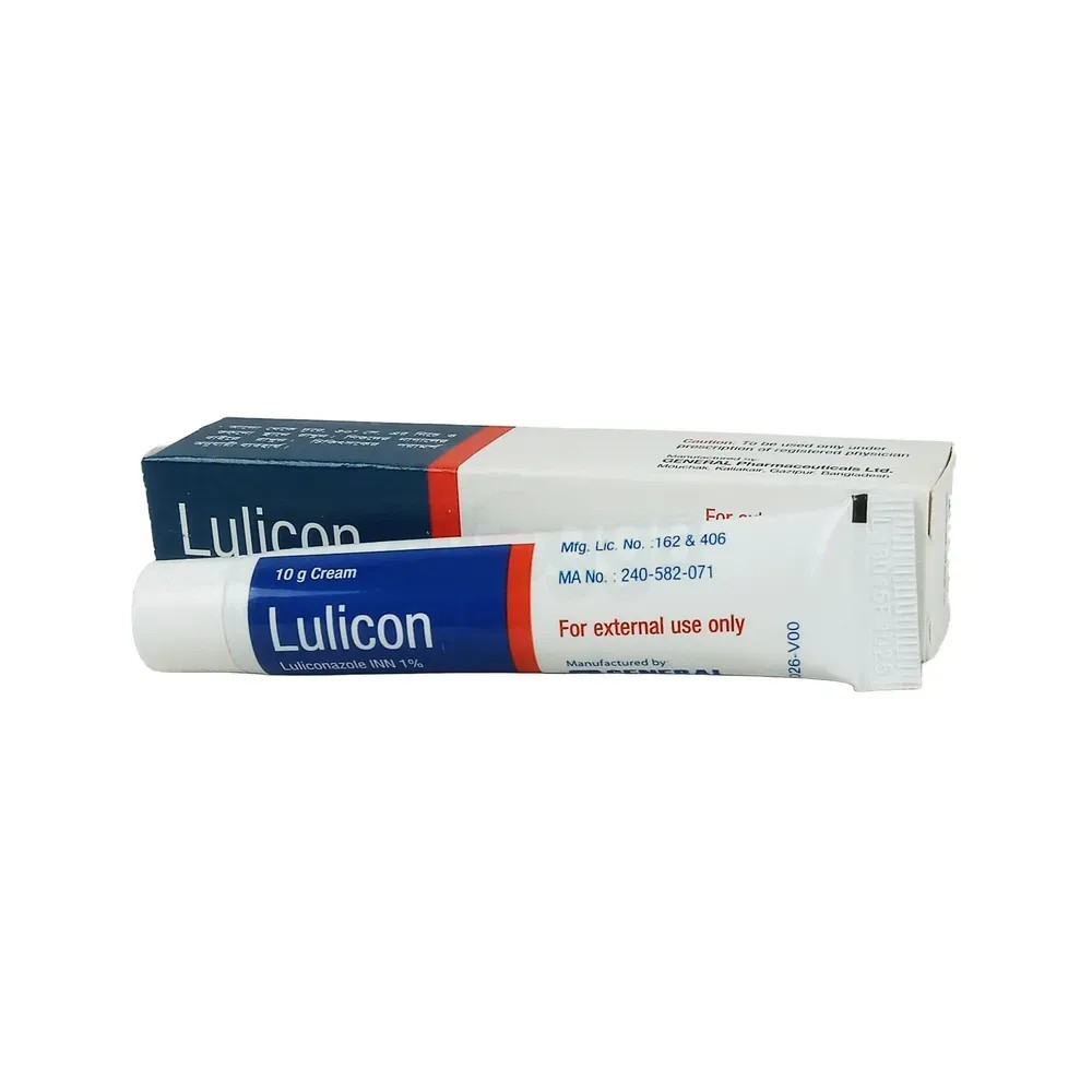Pack Image: Lulicon 1% Cream (10 gm tube)