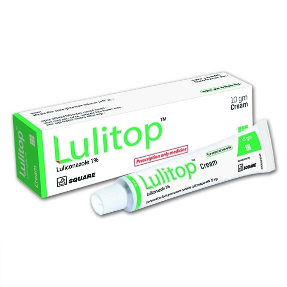 Pack Image: Lulitop 1% Cream (10 gm tube)