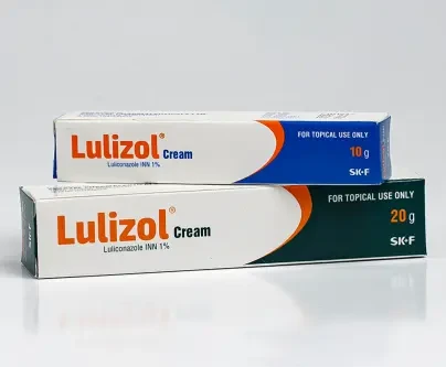 Pack Image: Lulizol 1% Cream (10 gm tube)