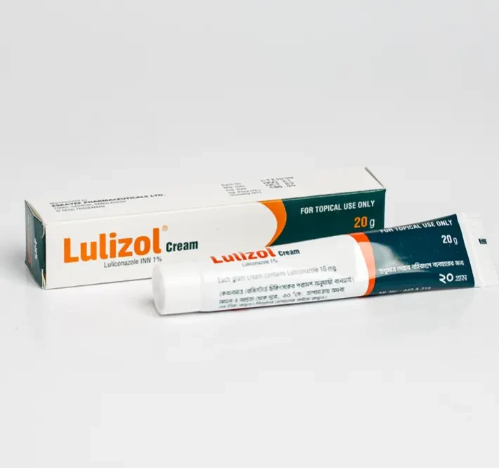 Pack Image: Lulizol 1% Cream (20 gm tube)