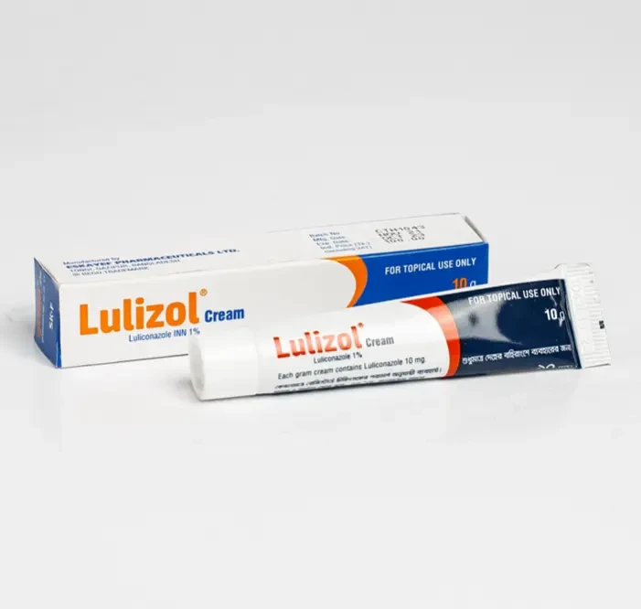 Pack Image: Lulizol 1% Cream (10 gm tube)