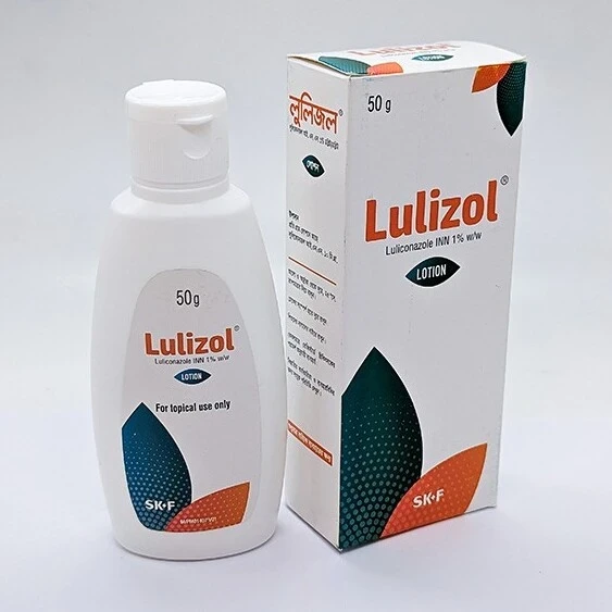 Pack Image: Lulizol 1% Lotion (50 gm tube)