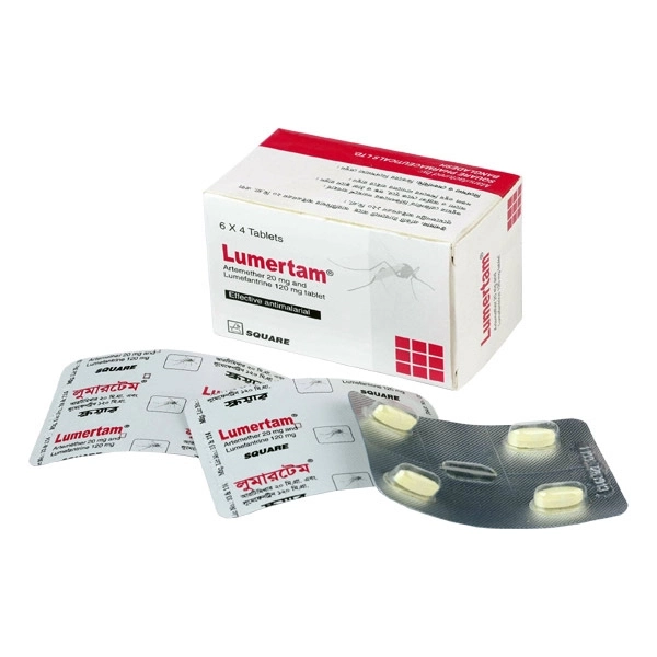 Pack Image: Lumertam 20 mg Tablet (6 x 4)