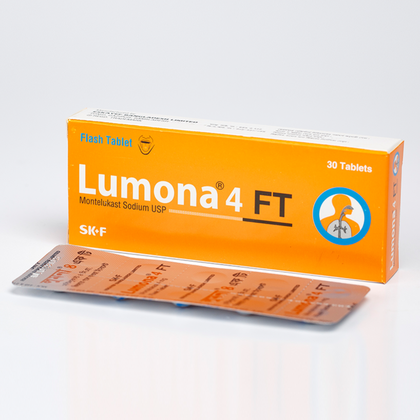 Pack Image: Lumona FT 4 mg Flash Tablet (3 x 10)