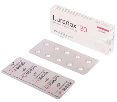 Pack Image: Luradox 20 mg Tablet (3 x 10)