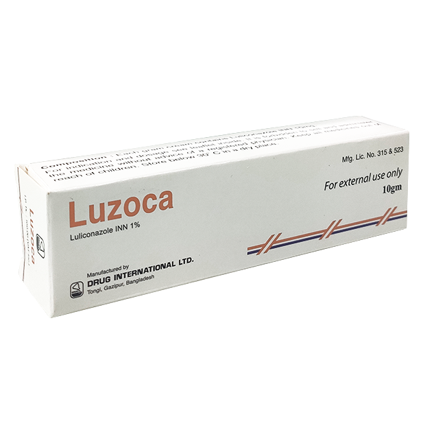 Pack Image: Luzoca 1% Cream (10 gm tube)
