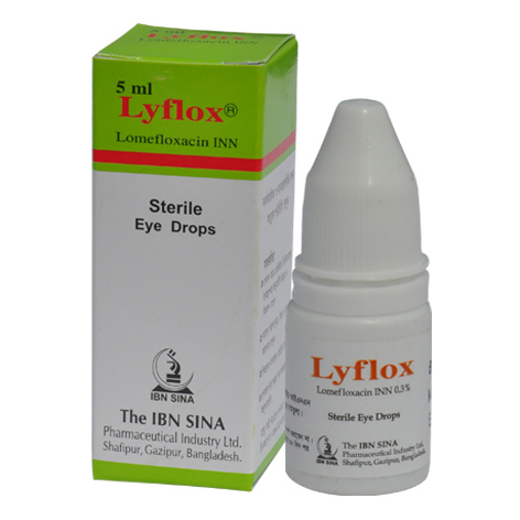 Pack Image: Lyflox 0.3% Eye Drop (5 ml drop)