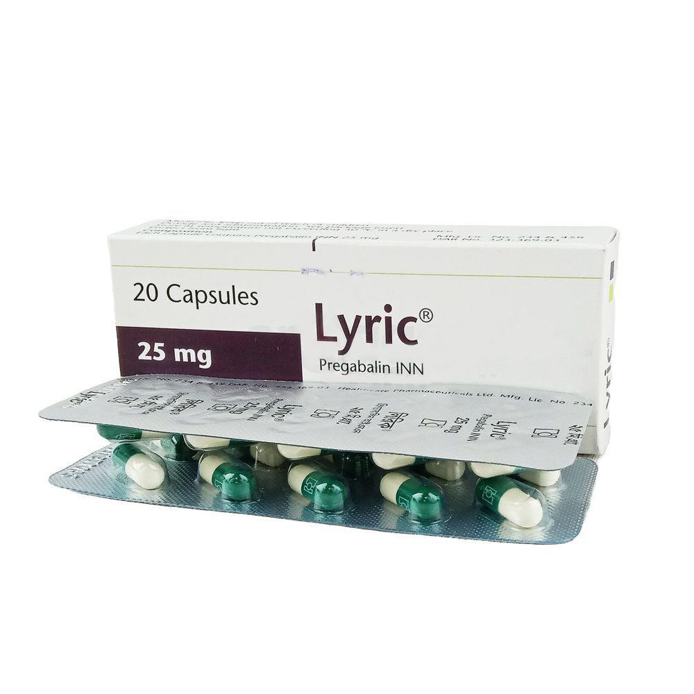 Pack Image: Lyric 25 mg Capsule (2 x 10)