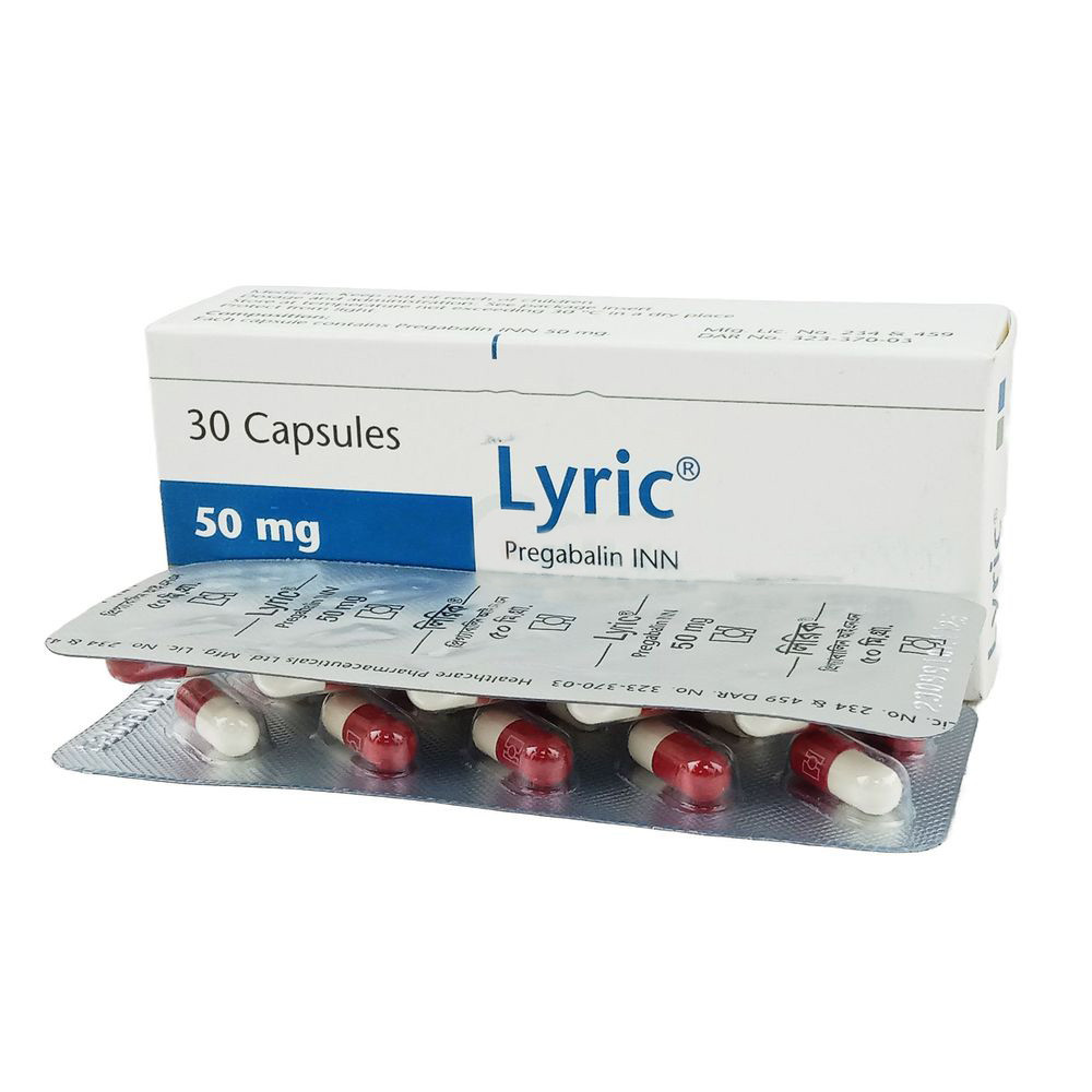 Pack Image: Lyric 50 mg Capsule (3 x 10)