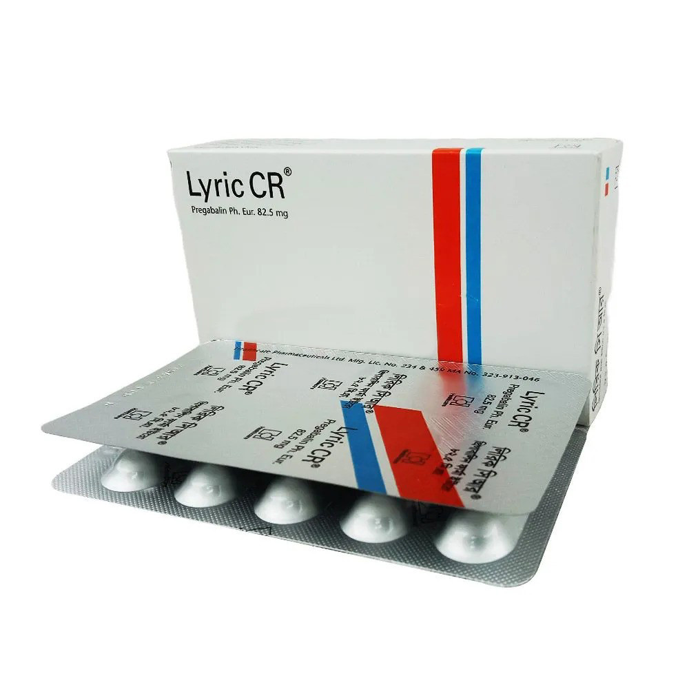 Pack Image: Lyric CR 82.5 mg Tablet (3 x 10)