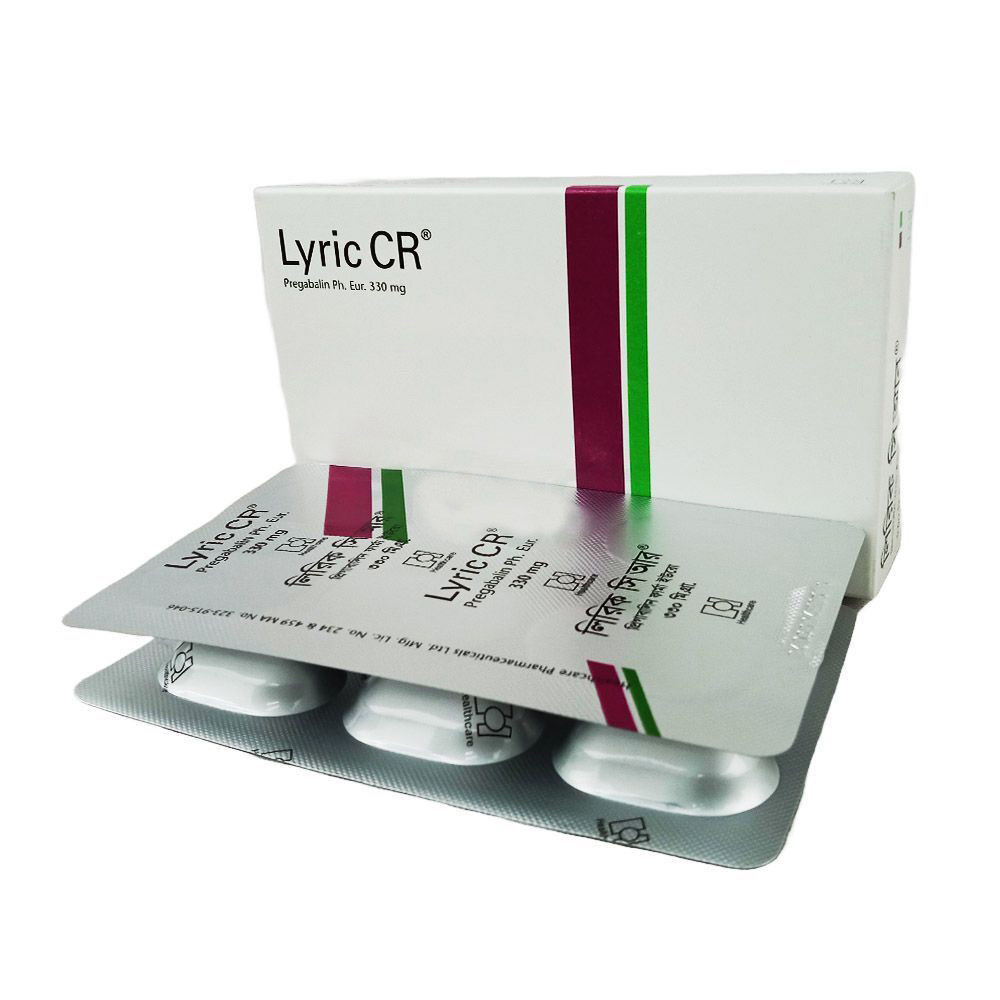 Pack Image: Lyric CR 330 mg Tablet (2 x 6)