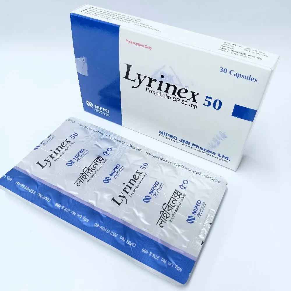 Pack Image: Lyrinex 50 mg Capsule (3 x 10)