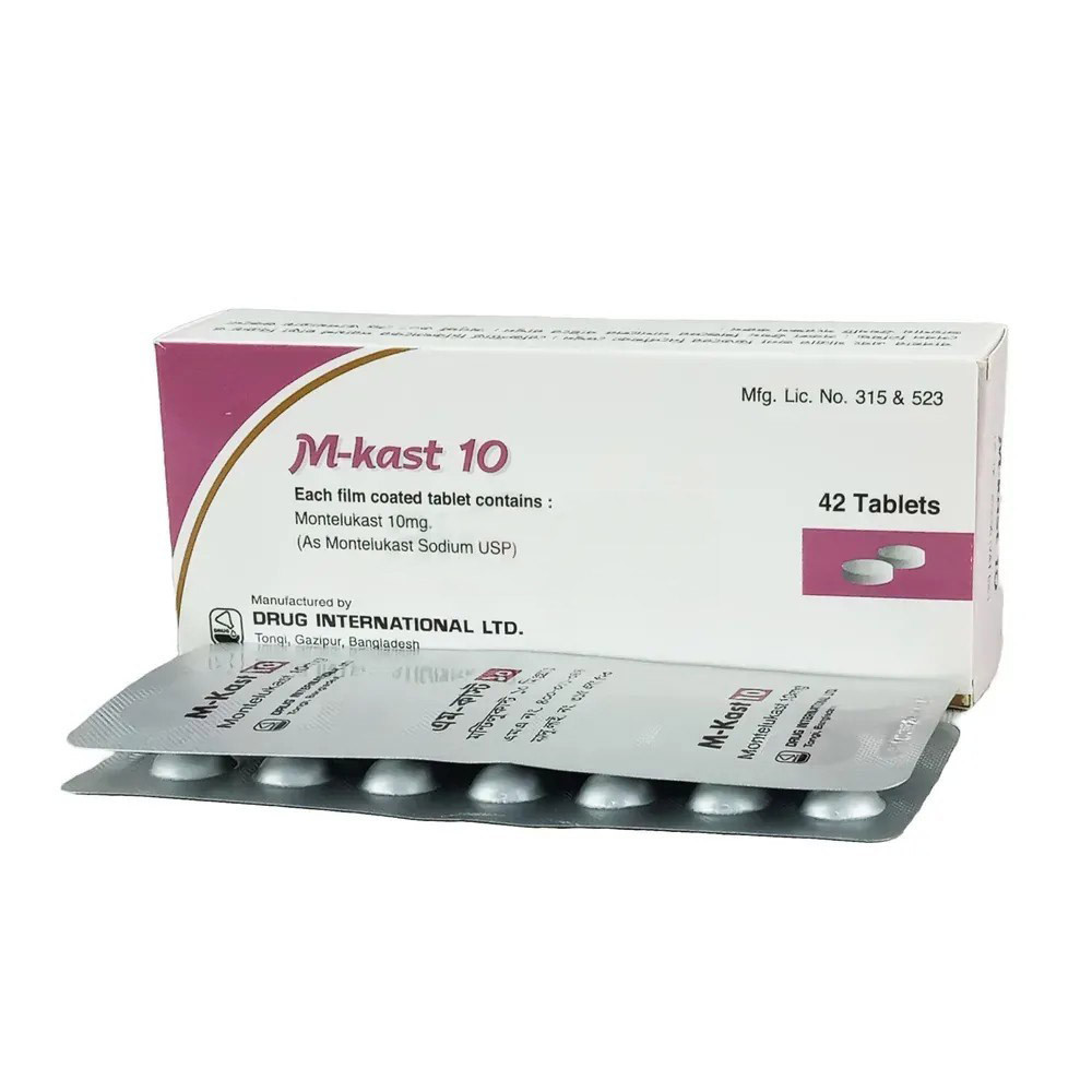 Pack Image: M-Kast 10 mg Tablet (3 x 14)