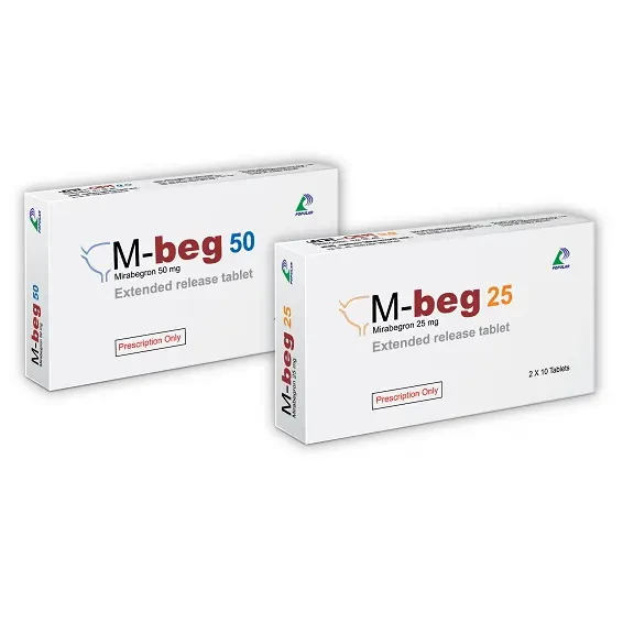 Pack Image: M-beg 25 mg Tablet (2 x 10)
