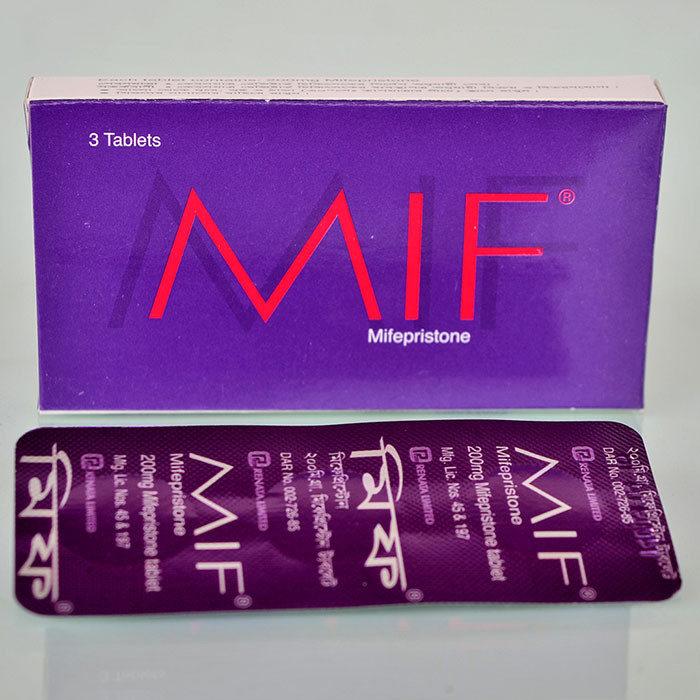 Pack Image: MIF 200 mg Tablet (1 x 3)