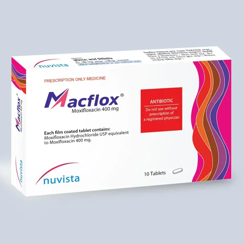 Pack Image: Macflox 400 mg Tablet (1 x 10)