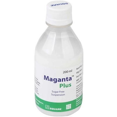 Pack Image: Maganta Plus (480 mg Suspension (200 ml bottle)