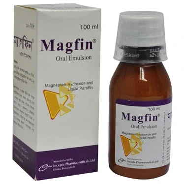 Pack Image: Magfin (300 mg Emulsion (100 ml bottle)