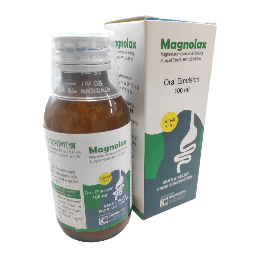 Pack Image: Magnolax (300 mg Emulsion (100 ml bottle)