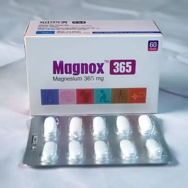 Pack Image: Magnox 365 mg Tablet (6 x 10)