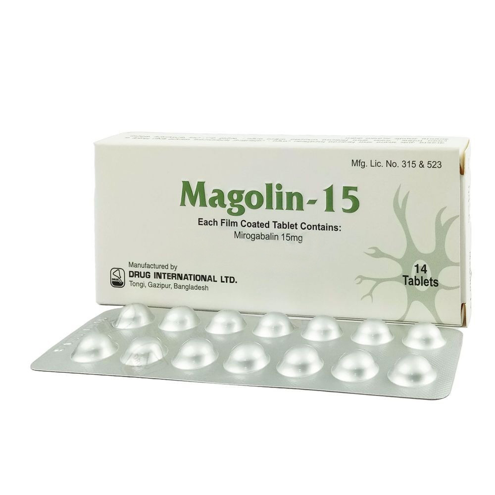 Pack Image: Magolin 15 mg Tablet (1 x 14)