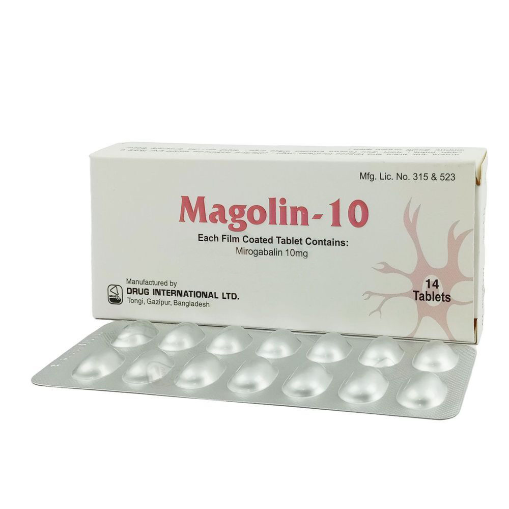 Pack Image: Magolin 10 mg Tablet (1 x 14)
