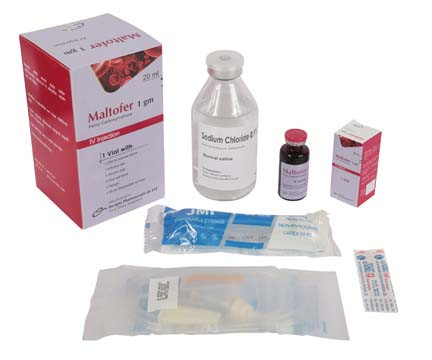 Pack Image: Maltofer 1 gm Injection (20 ml vial)