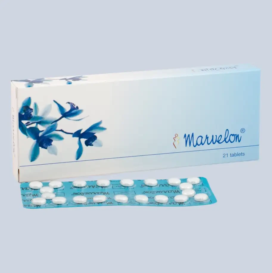 Pack Image: Marvelon 0.03 mg Tablet (21 tablet pack)