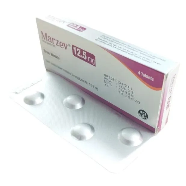 Pack Image: Marzev 12.5 mg Tablet (1 x 4)
