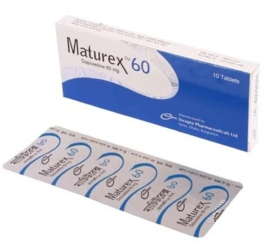 Pack Image: Maturex 60 mg Tablet (1 x 10)