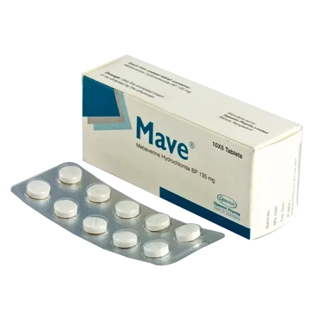Pack Image: Mave 135 mg Tablet (5 x 10)